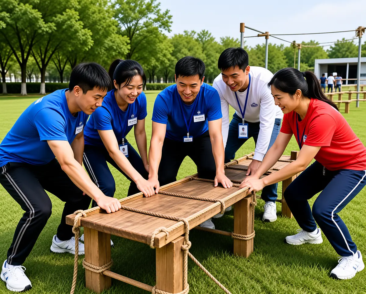 拓展训练：中国员工户外协作
